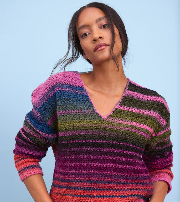 Lana Grossa VIRKAD V-PULLOVER Gomitolo Modo