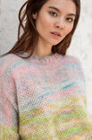 Lana Grossa PULLOVER Silkhair Hand-dyed - Stickmönster (SE)