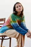 Lana Grossa VIRKAD PULLOVER Cool Wool Lace Hand-dyed - Virkmönster (SE)