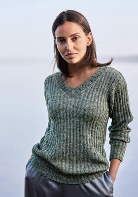PULLOVER Allora Hand-dyed - Stickmönster (SE) från Lana Grossa