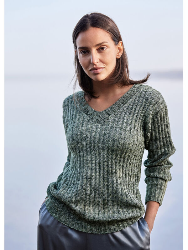 Lana Grossa PULLOVER Allora Hand-dyed - Stickmönster (SE)