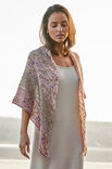 Lana Grossa TREKANTSSJAL Hand-dyed - Stickbeskrivning (SE)