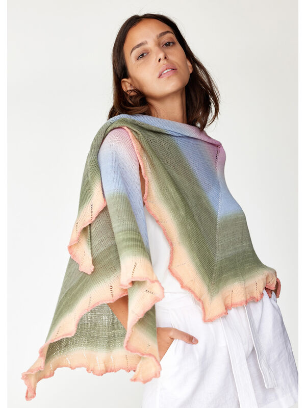 Lana Grossa SJAL Cool Wool Lace Hand-dyed - Stickmönster (SE)