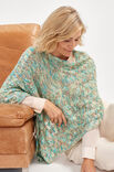 Lana Grossa PONCHO Ecopuno Hand-dyed - Stickmönster (DK)
