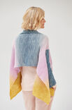 Lana Grossa ÄRMSJAL Cool Wool Lace Hand-dyed - Virkbeskrivning (DK)