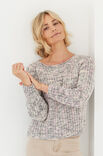 Lana Grossa PULLOVER Cool Wool Hand-dyed - Stickmönster (DK)