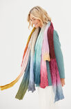 Lana Grossa VIRKAD SJAL Cool Wool Lace Hand-dyed - Virkbeskrivning (DK)