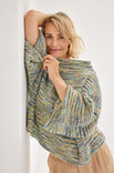 Lana Grossa PULLOVER Ecopuno Hand-dyed - Stickmönster (DK)