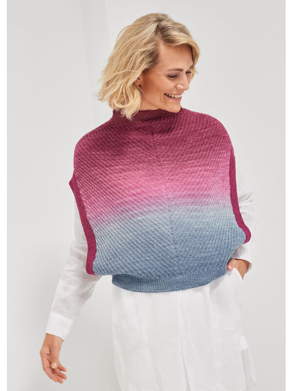 Lana Grossa SLIPOVER Cool Wool Lace Hand-dyed & Cool Wool Lace - Stickmönster (DK)