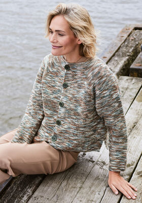 JACKE Cool Wool Hand-dyed - Stickmönster (DK) från Lana Grossa