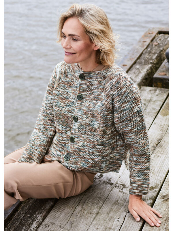 Lana Grossa JACKE Cool Wool Hand-dyed - Stickmönster (DK)