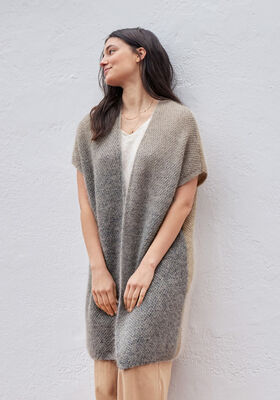 CARDIGAN Cool Wool Lace hand-dyed, Cool Wool Lace & Silkhair - Stickmönster (SE) från Lana Grossa