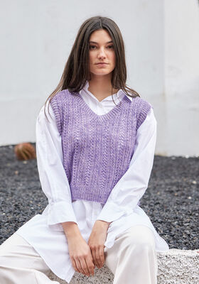 TOP Allora hand-dyed - Stickmönster (SE) från Lana Grossa