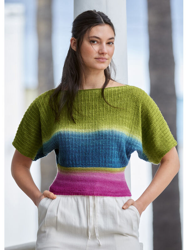 Lana Grossa PULLOVER Cool Wool Lace Hand-dyed - Stickmönster (SE)
