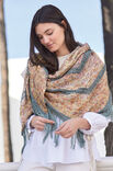 Lana Grossa TREKANTSSJAL Allora Hand-dyed - Stickmönster (DK)