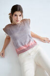 Lana Grossa SLIPOVER Cool Wool Lace hand-dyed - Stickmönster (SE)