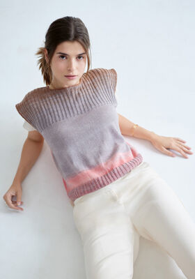 SLIPOVER Cool Wool Lace hand-dyed - Stickmönster (SE) från Lana Grossa