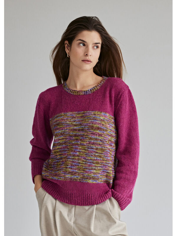 Lana Grossa PULLOVER Ecopuno & Ecopuno hand-dyed - Stickmönster (SE)