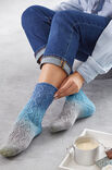 Lana Grossa SOCKOR MED JOJO-HÄL Meilenweit Merino hand-dyed - Stickmönster (SE)