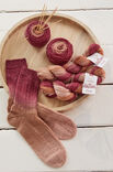 Lana Grossa SOCKOR Meilenweit Merino hand-dyed - Stickmönster (SE)