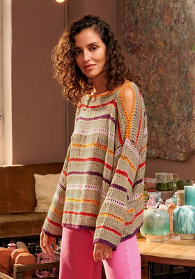 PULLOVER Landlust Sommerseide från Lana Grossa