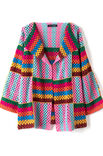 Lana Grossa VIRKAD CARDIGAN Elastico - Virkmönster (SE)