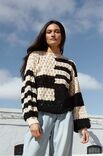 Lana Grossa VIRKAD PULLOVER Setapura - Virkmönster (NO)