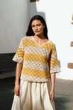 Lana Grossa VIRKAD PULLOVER Landlust Baumwolle - Virkmönster (NO)