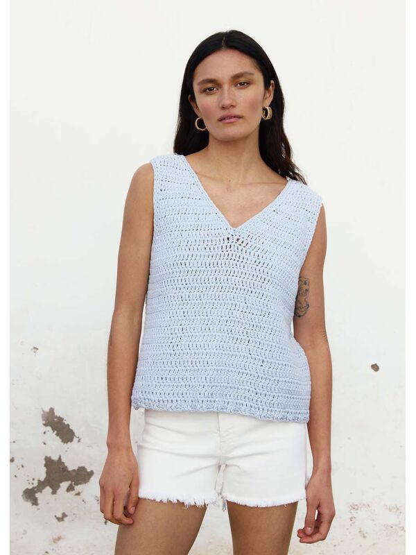 Lana Grossa VIRKAD TOPP Natural Cotton - Virkmönster (NO)