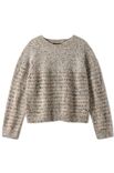 Lana Grossa VIRKAD RAGLAN PULLOVER Maglia - Virkmönster (NO)