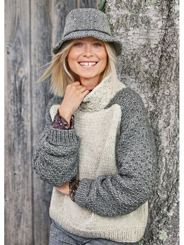 Lana Grossa PULLOVER Landlust Winterwolle - Stickmönster (SE)