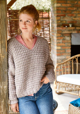 PULLOVER Landlust Winterwolle - Stickmönster (SE) från Lana Grossa