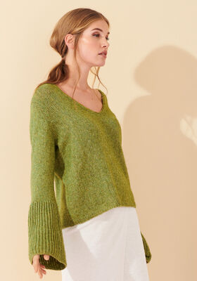 PULLOVER Ecopuno - Stickbeskrivning (SE) från Lana Grossa