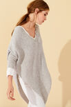 Lana Grossa PONCHO PULLOVER Ecopuno- Stickbeskrivning (SE)