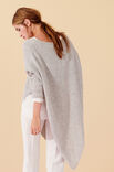 Lana Grossa PONCHO PULLOVER Ecopuno- Stickbeskrivning (SE)