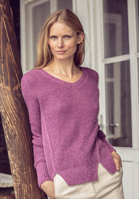 PULLOVER Ecopuno - Stickmönster (SE) från Lana Grossa
