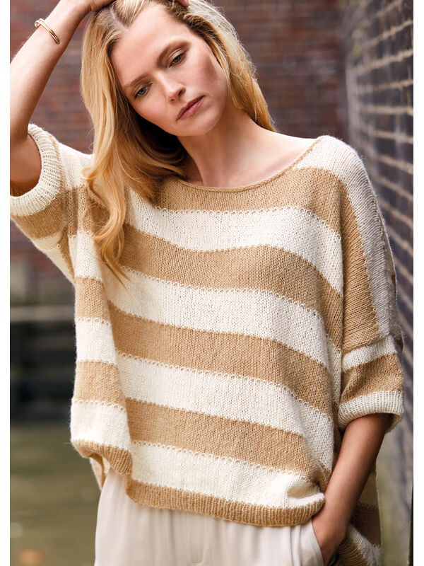 Lana Grossa PULLOVER Ecopuno - Stickmönster (DK)