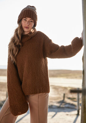 PULLOVER Cool Merino - Stickmönster (DK) från Lana Grossa