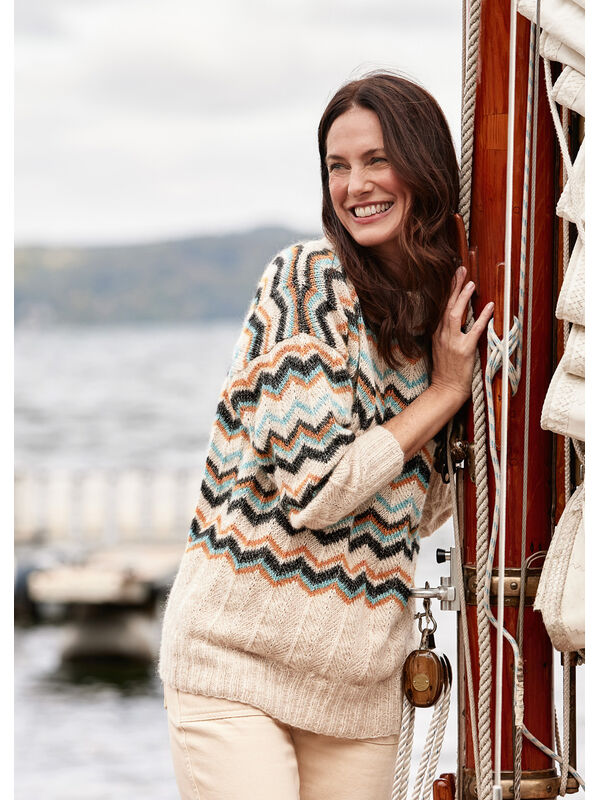 Lana Grossa PULLOVER Puno Due - Stickmönster (SE)