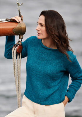 PULLOVER Ecopuno - Stickmönster (SE) från Lana Grossa