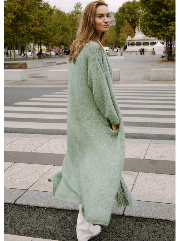 Lana Grossa LÅNG CARDIGAN Bella - Stickmönster (DK)