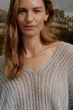 Lana Grossa V-PULLOVER Puno Luce - Stickmönster (DK)
