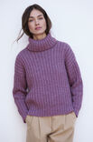 Lana Grossa RULLKRAGE-PULLOVER New Classic - Stickmönster (NO)