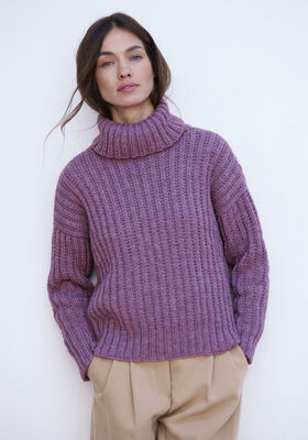 RULLKRAGE-PULLOVER New Classic - Stickmönster (NO) från Lana Grossa