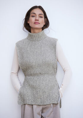 VÄST Cool Merino - Stickmönster (NO) från Lana Grossa
