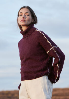 PULLOVER Cool Merino - Stickmönster (NO från Lana Grossa