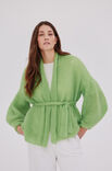 Lana Grossa CARDIGAN TOPDOWN Silkhair - Stickmönster (SE)