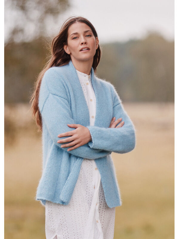Lana Grossa CARDIGAN Ecopuno & Silkhair - Stickmönster (SE)