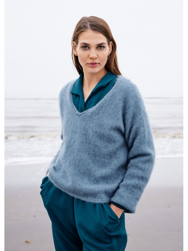 Lana Grossa PULLOVER Silkhair - Stickmönster (DK)