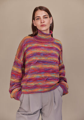 PULLOVER Cool Merino Color - Stickmönster (DK) från Lana Grossa